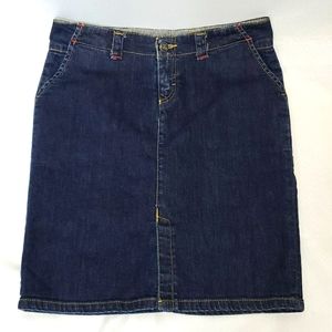Lacoste denim pencil skirt